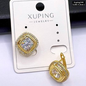 Сережки Xuping14К 10774 (1,5см.)